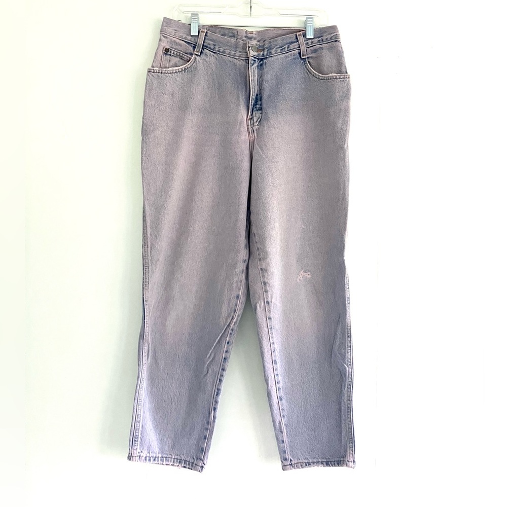 Vintage 80’s Gitano faded purple wash high rise waist mom denim jeans